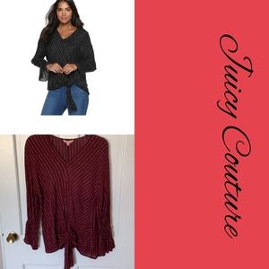 NWT Juicy Couture V-neck Top